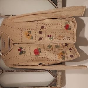 Sweater, Cardigan, Croft & Barrow, size Large, Beige